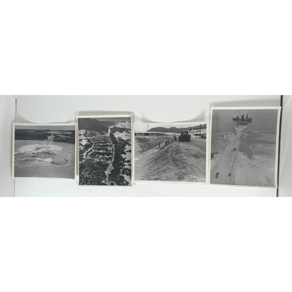VTG 1960s Military CRB Building Construction Photos Lot Unknown Location Aerial